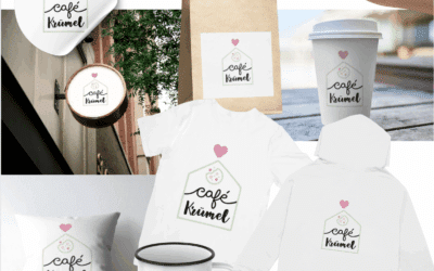Corporate Design für das Café Krümel in Dortmund-Körne – ein ganzheitlicher Markenauftritt mit Wiedererkennungswert