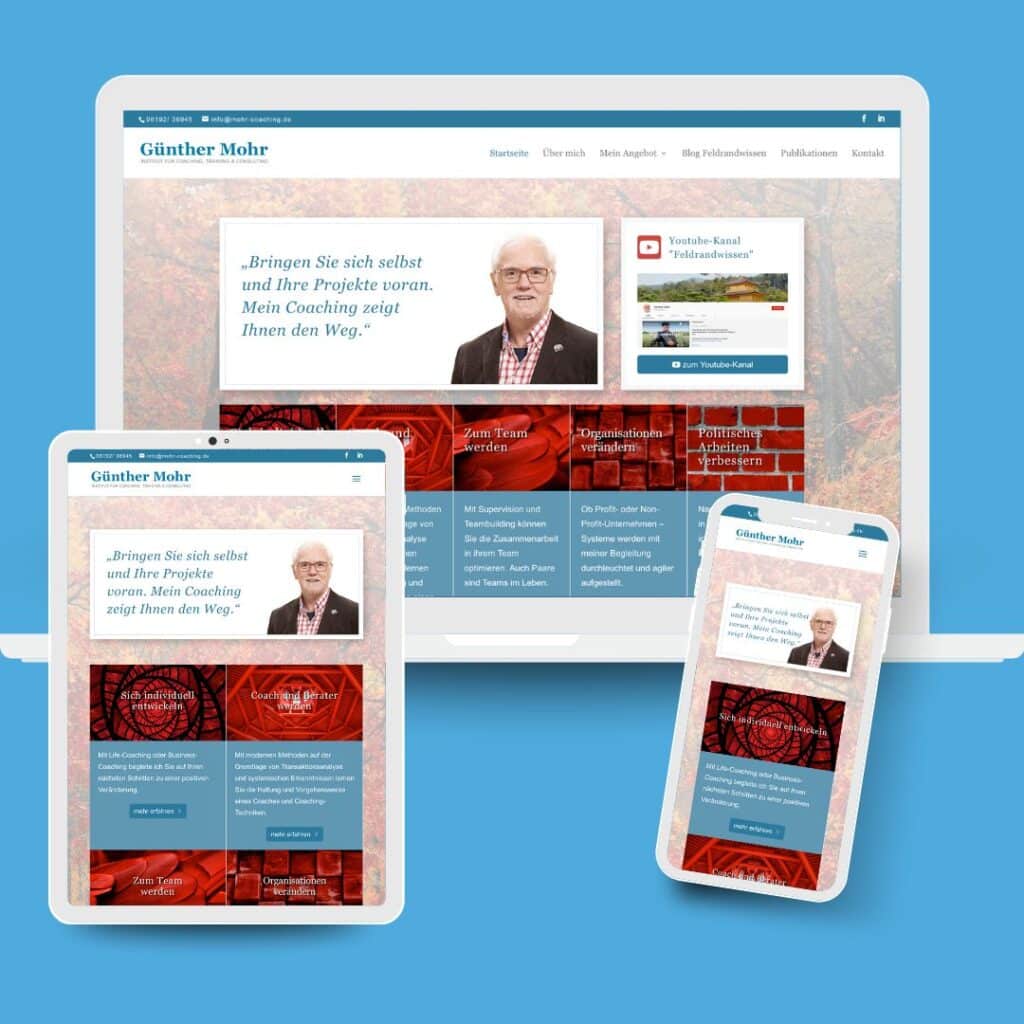 Webdesign Coaching Günther Mohr