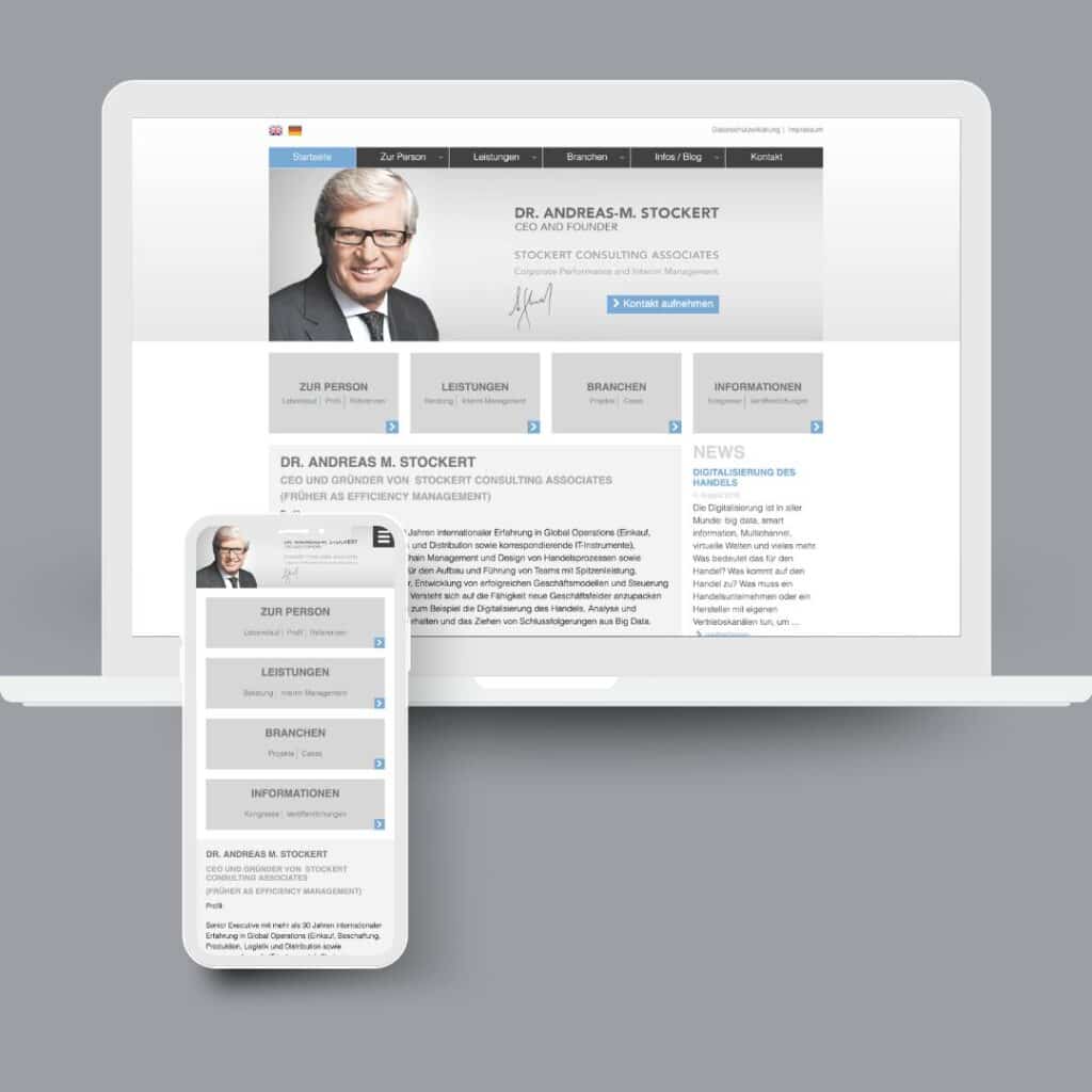Webdesign Dr. Andreas Stockert