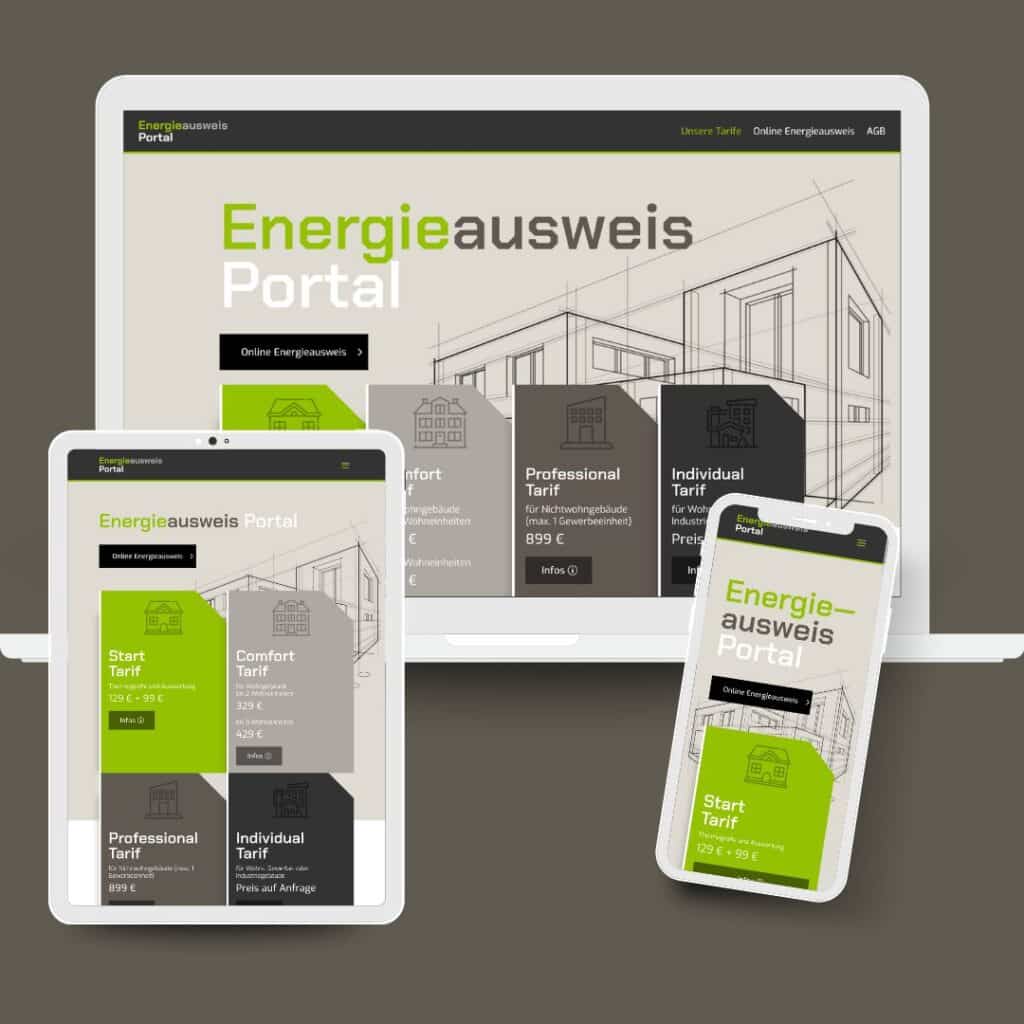 Webdesign Energieausweis