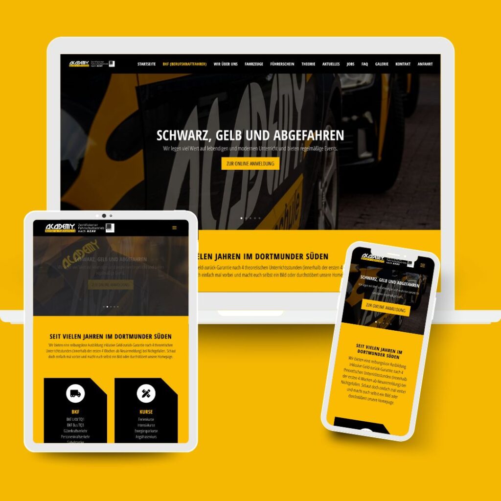 Webdesign Fahrschule