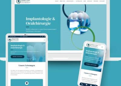Webdesign Implantologie & Oralchirurgie Praxis