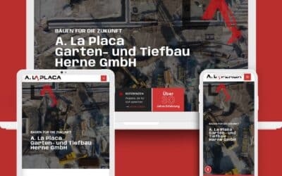 Webdesign für A. La Placa Garten- und Tiefbau Herne GmbH