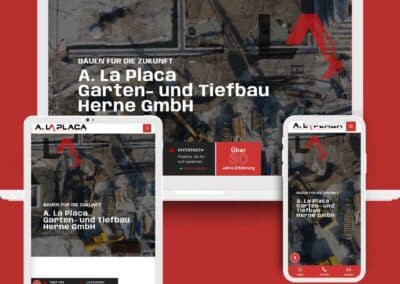 Webdesign für Garten- und Tiefbauunternehmen