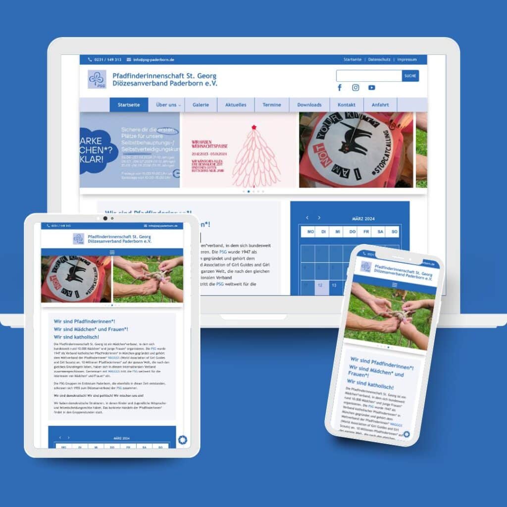 Webdesign PSG Paderborn
