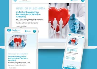 Webdesign Kardiologie Praxis