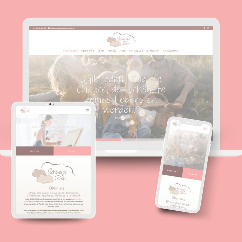 Webdesign Schönste Zeit