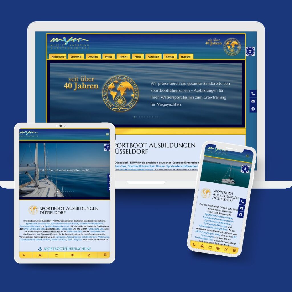 Webdesign Sportbootschule