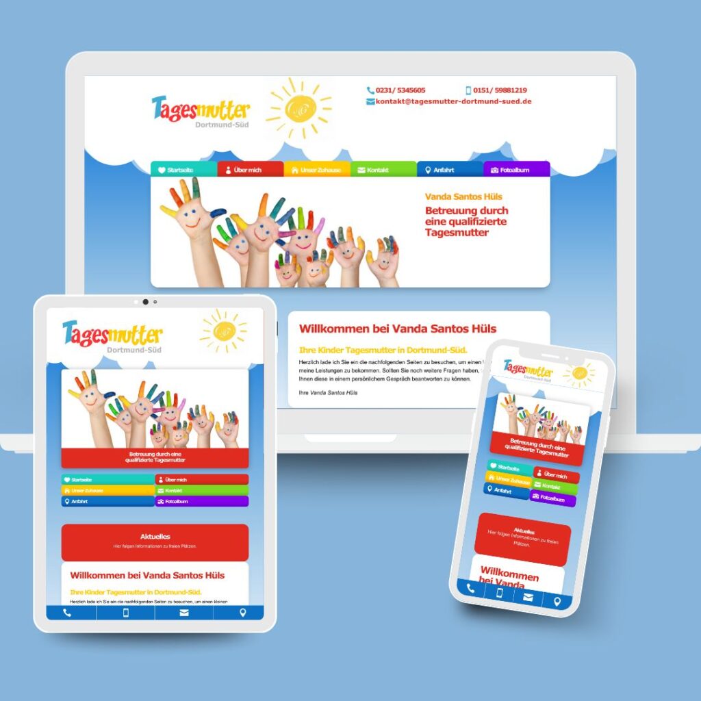 Webdesign Tagesmutter