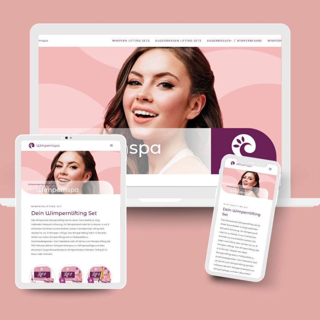 Webdesign Wimpernspa